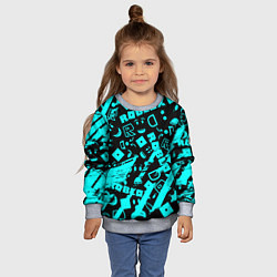 Свитшот детский Roblox, цвет: 3D-меланж — фото 2