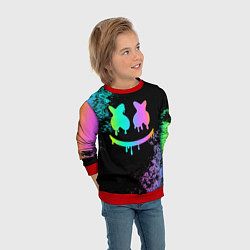 Свитшот детский Marshmello, цвет: 3D-красный — фото 2