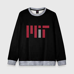 Свитшот детский MIT, цвет: 3D-меланж