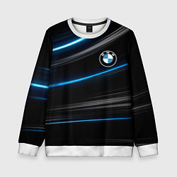 Свитшот детский BMW, цвет: 3D-белый