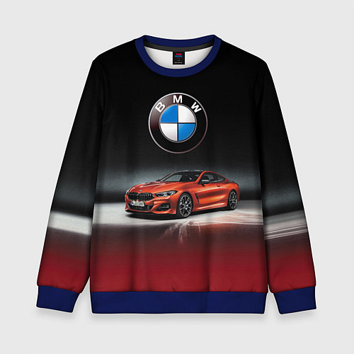 Детский свитшот BMW / 3D-Синий – фото 1