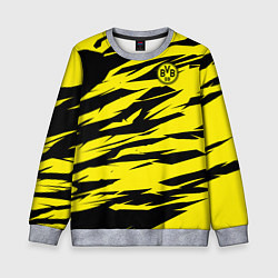Свитшот детский FC Borussia, цвет: 3D-меланж