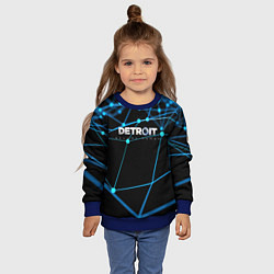 Свитшот детский Detroit:Become Human, цвет: 3D-синий — фото 2