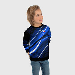 Свитшот детский MASS EFFECT N7, цвет: 3D-черный — фото 2