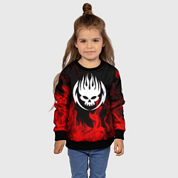 Свитшот детский THE OFFSPRING, цвет: 3D-черный — фото 2