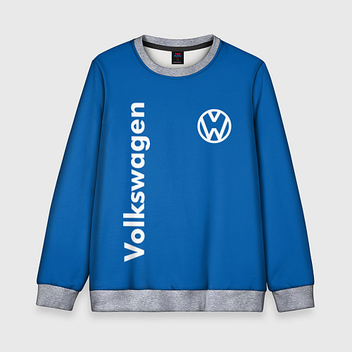 Детский свитшот Volkswagen / 3D-Меланж – фото 1