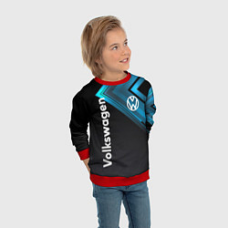 Свитшот детский Volkswagen, цвет: 3D-красный — фото 2