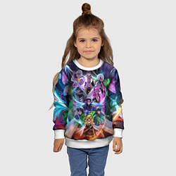 Свитшот детский KIMETSU NO YAIBA, цвет: 3D-белый — фото 2