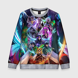 Свитшот детский KIMETSU NO YAIBA, цвет: 3D-меланж