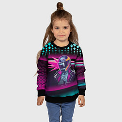 Свитшот детский НЕОНОВЫЙ ГОНЩИК, цвет: 3D-черный — фото 2