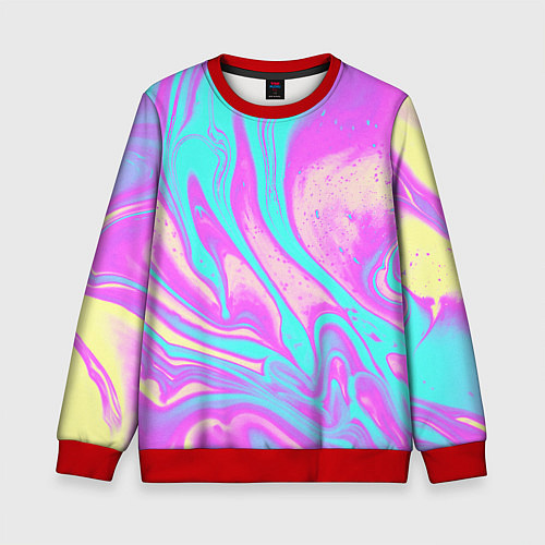 Детский свитшот DIGITAL ART / 3D-Красный – фото 1