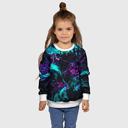 Свитшот детский ABSTRACT, цвет: 3D-белый — фото 2