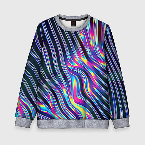 Детский свитшот DIGITAL ABSTRACT / 3D-Меланж – фото 1