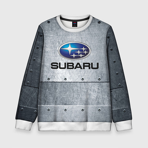 Детский свитшот SUBARU / 3D-Белый – фото 1