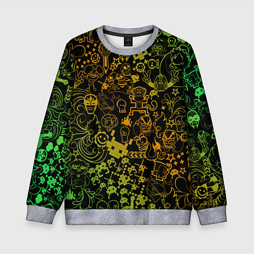 Детский свитшот Игры / 3D-Меланж – фото 1