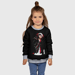 Свитшот детский BTS, цвет: 3D-меланж — фото 2