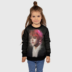 Свитшот детский BTS, цвет: 3D-черный — фото 2