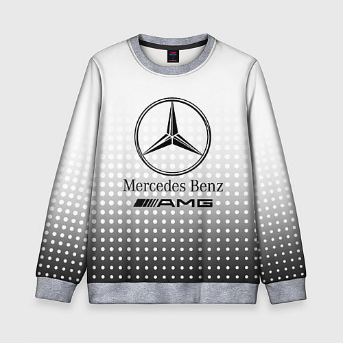 Детский свитшот Mercedes-Benz / 3D-Меланж – фото 1