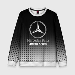 Свитшот детский Mercedes-Benz, цвет: 3D-белый