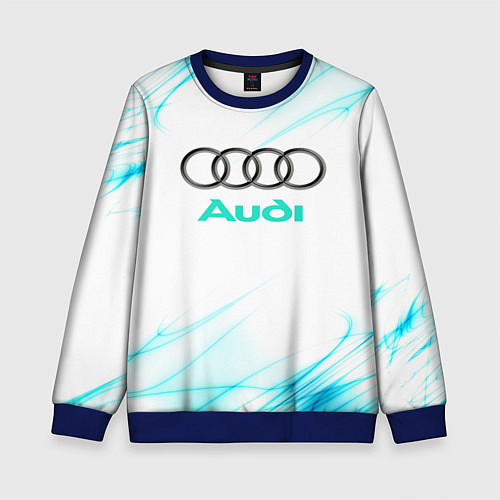 Детский свитшот Audi / 3D-Синий – фото 1