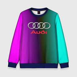Свитшот детский Audi, цвет: 3D-синий
