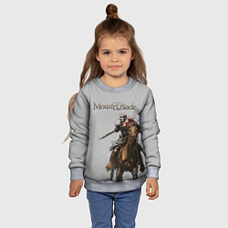 Свитшот детский Mount and Blade, цвет: 3D-меланж — фото 2