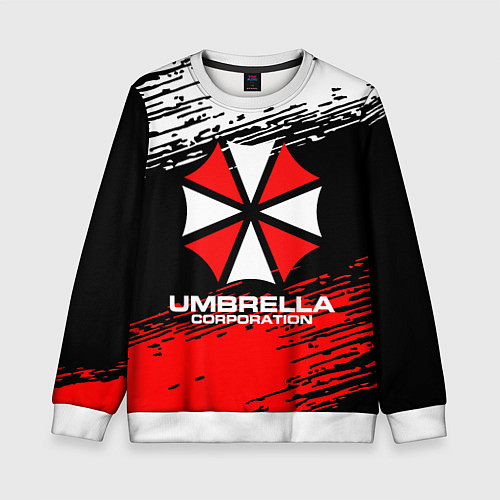 Детский свитшот Umbrella Corporation / 3D-Белый – фото 1