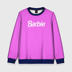 Свитшот детский Barbie, цвет: 3D-синий