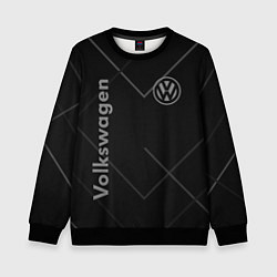 Свитшот детский VOLKSWAGEN, цвет: 3D-черный