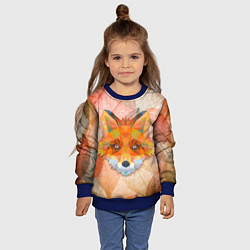Свитшот детский Fox, цвет: 3D-синий — фото 2