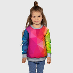 Свитшот детский ПОЛИСКЕЙП, цвет: 3D-меланж — фото 2