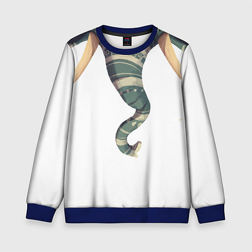 Детский свитшот Elephant / 3D-Синий – фото 1