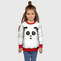 Свитшот детский Panda, цвет: 3D-красный — фото 2