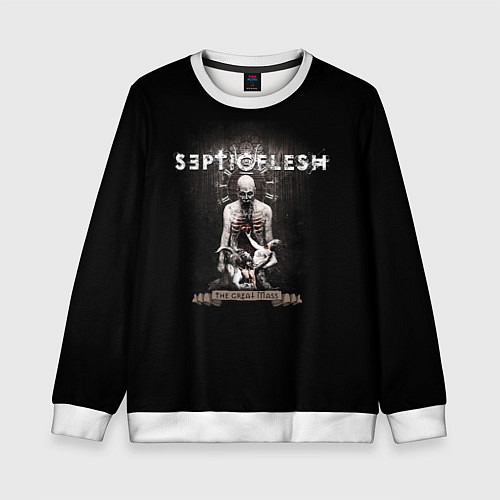 Детский свитшот Septicflesh / 3D-Белый – фото 1