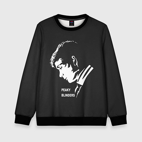 Детский свитшот Острые Козырьки / 3D-Черный – фото 1