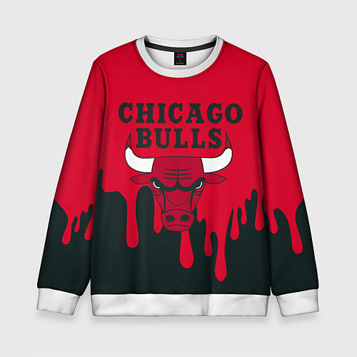 Детский свитшот Chicago Bulls / 3D-Белый – фото 1