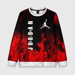 Свитшот детский MICHAEL JORDAN AIR, цвет: 3D-белый