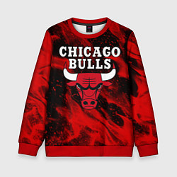 Свитшот детский CHICAGO BULLS, цвет: 3D-красный