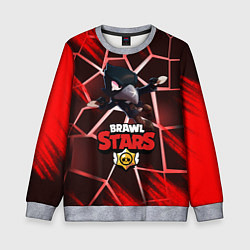 Детский свитшот Brawl Stars CROW