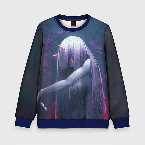 Детский свитшот DARLING IN THE FRANXX / 3D-Синий – фото 1