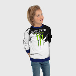 Свитшот детский MONSTER ENERGY, цвет: 3D-синий — фото 2