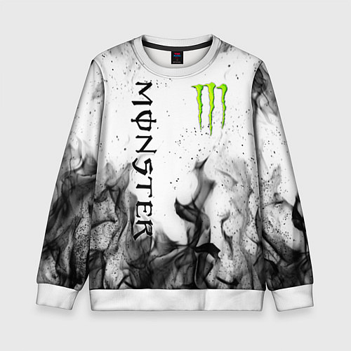 Детский свитшот MONSTER ENERGY / 3D-Белый – фото 1