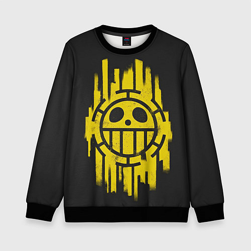 Детский свитшот Skull One Piece / 3D-Черный – фото 1