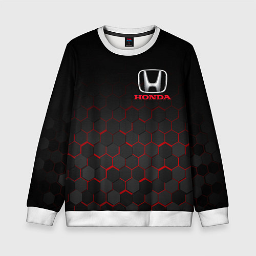 Детский свитшот HONDA / 3D-Белый – фото 1