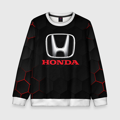 Детский свитшот HONDA / 3D-Белый – фото 1