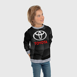 Свитшот детский TOYOTA, цвет: 3D-меланж — фото 2