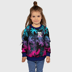 Свитшот детский GTA VICE CITY, цвет: 3D-синий — фото 2