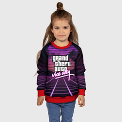 Свитшот детский GTA VICE CITY, цвет: 3D-красный — фото 2