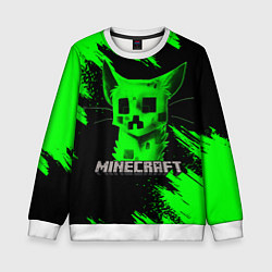 Детский свитшот MINECRAFT CREEPER CAT