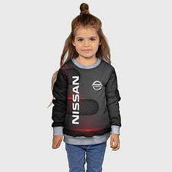 Свитшот детский NISSAN, цвет: 3D-меланж — фото 2